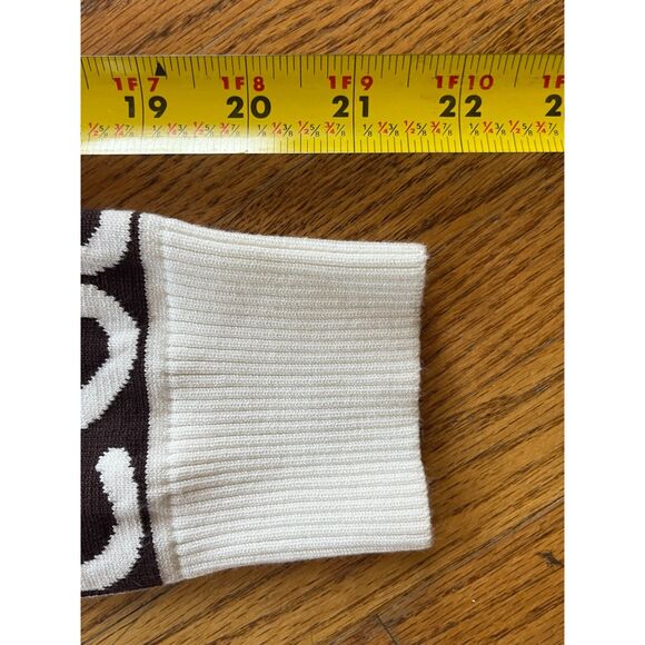 NWOT  LOEWE White Blue Logo Graphic Button Up Cardigan Top  Women's Size Large - Picture 9 of 9